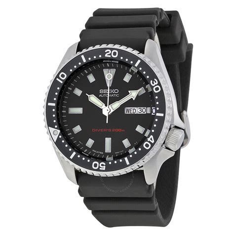 Seiko Diver Automatic Black Dial Men's Watch SKX173 0029665086099 - Watches, Stainless Steel ...