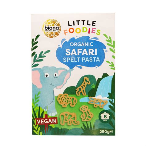 Biona Organic Little Foodies - Spelt Safari Animals, 250g