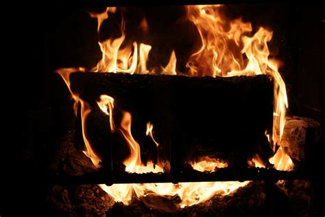 Free Images : night, flame, fire, cozy, fireplace, darkness, campfire, lighting, bonfire, hearth ...