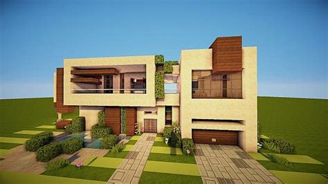 Sandstone | Modern House [6] Minecraft Map