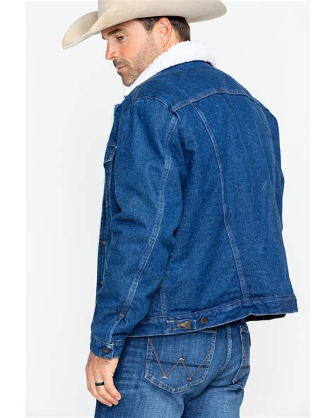 Wrangler Sherpa Lined Denim Jacket | Sheplers