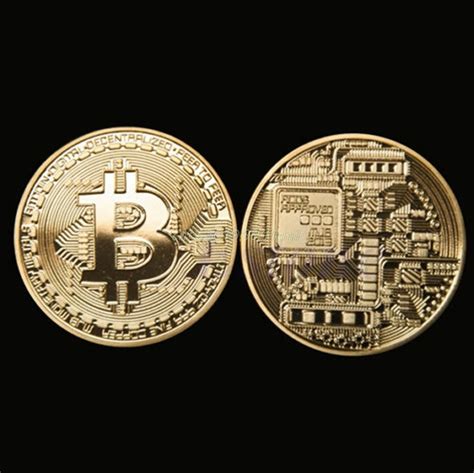 1 x Gold Plated Bitcoin Coin Collectible BTC Coin Art Collection Gift ...