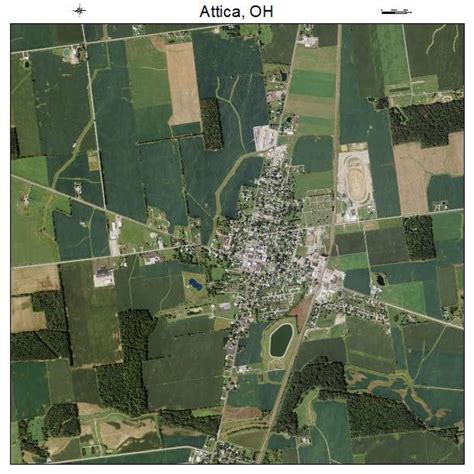 Aerial Photography Map of Attica, OH Ohio