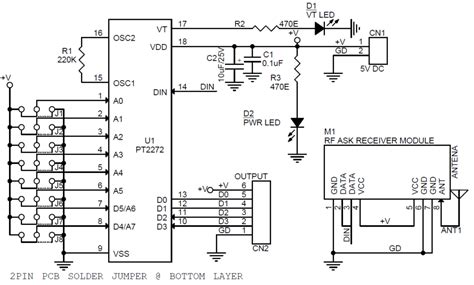 8 Channel Rf Remote Control Circuit Diagram