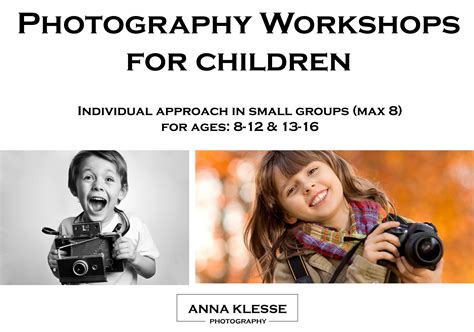 Photography Workshops for Children | Anna Klesse Photography