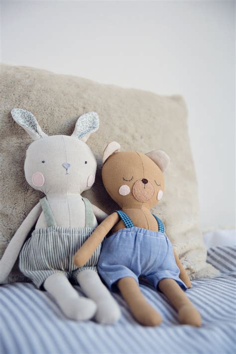 Bunny & Teddy Digital Sewing Pattern Plus Video Tutorial - Etsy