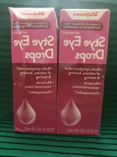 2PK WALGREENS STYE EYE DROPS 10ML EACH