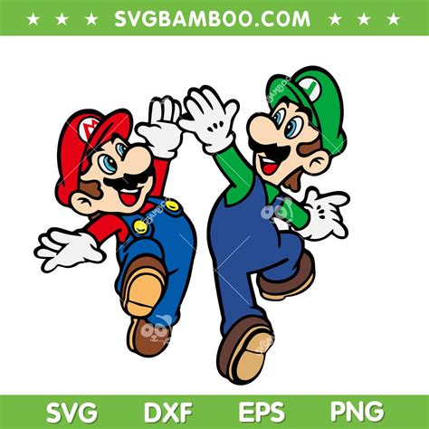 Luigi Super Mario Bros SVG PNG