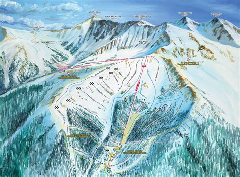 Arapahoe Basin Trail Maps Ski Slopes Colorado