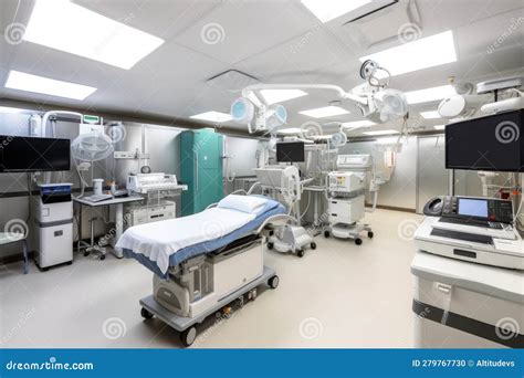 High-tech Medical Equipment at the Ready in a Hospital Ward Stock Photo - Image of advanced ...