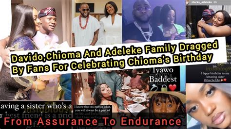 Chioma's Birthday Causing Wahala As Davido Family Is Been Dragged To The Mud Over Adultery - YouTube