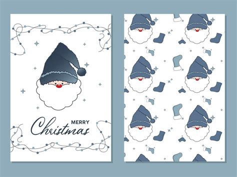 Merry Christmas gift cards and Happy Holidays cards. 13431012 Vector ...