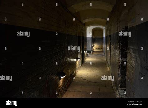 View of cells in Oxford castle museum, for many centuries a prison ...