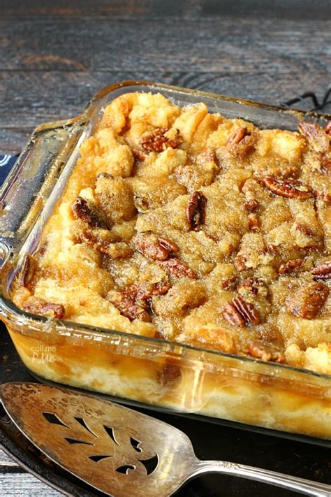 PECAN PIE BREAD PUDDING