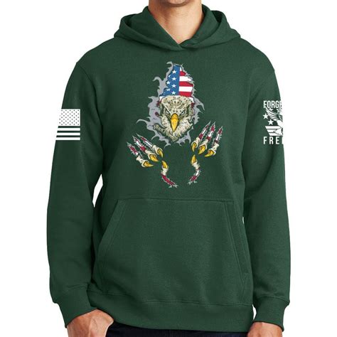 American Eagle Hoodie – Forged From Freedom