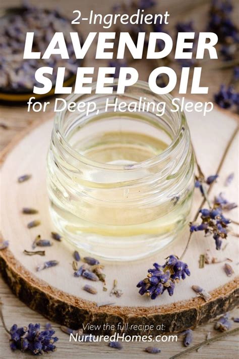 2-Ingredient Lavender Sleep Oil for Deep, Healing Sleep - Nurtured Homes