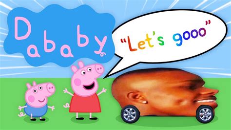 Peppa Pig meets DABABY! #shorts - YouTube