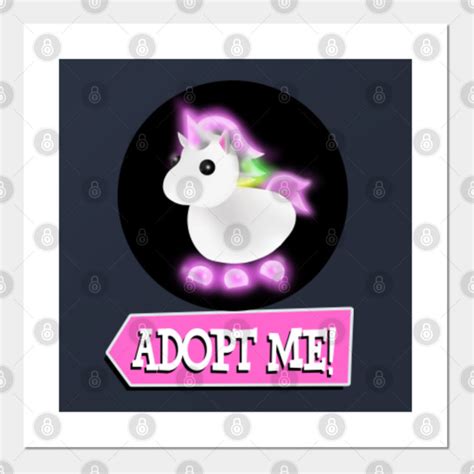 Adopt me Unicorn - Adopt Me - Posters and Art Prints | TeePublic