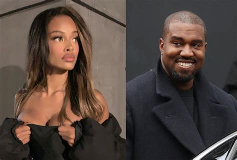 Meet The Model Kanye West Was Just Spotted Cozying Up To Courtside | Essence