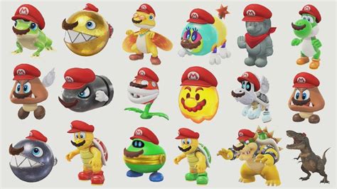 Mario Odyssey Character List