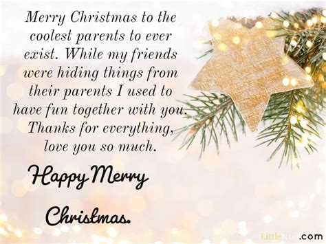 45 Merry Christmas Wishes For Parents Quotes and Images – LittleNivi.Com