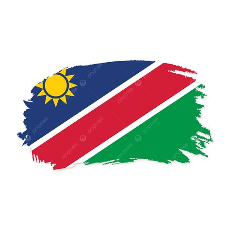 Namibia Stock Flag Vector With Transparent Background, Namibia, Namibia Flag, Namibia National ...