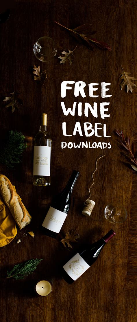 Easy DIY Wine Labels for the Holidays with Free Downloads | The Fresh ...