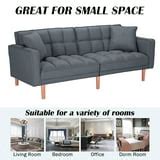 SEVENTH Dark Gray Couch, Futon Convertible Sofa Bed, Modern Fabric Sofa Bed, Futon Couches and ...