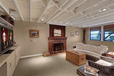 6 foot low basement ceiling ideas #BasementCeilingIdeas #LowCeilingIdeas #BasementHomeTheater # ...