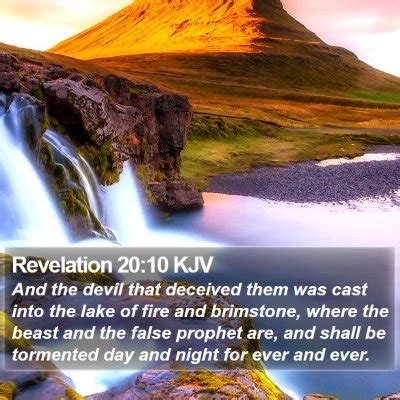 Revelation 20 Scripture Images - Revelation Chapter 20 KJV Bible Verse Pictures