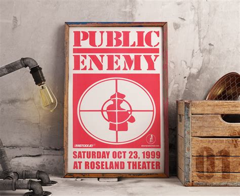 Public Enemy Poster Hip Hop Poster Public Enemy Concert - Etsy