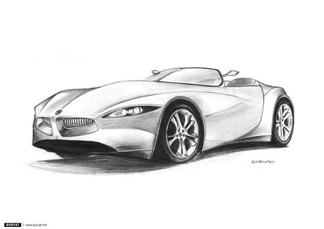 BMW Gina pencil drawing by buryatsky on DeviantArt