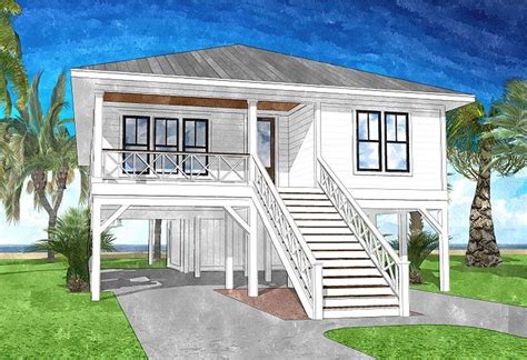 Beach House Plans Archives | Beach house plans, Coastal house plans ...