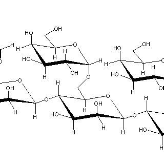 -Partial chemical structure of a highly substituted galactomannan with ...