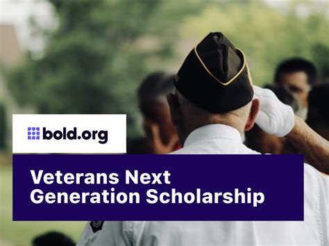 Veterans Next Generation Scholarship | Bold.org