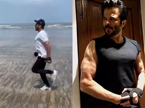 Anil Kapoor takes to the beach for a healthy workout | Filmfare.com