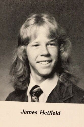 James Hetfield Senior High School Yearbook Metallica Near Mint Condition | eBay