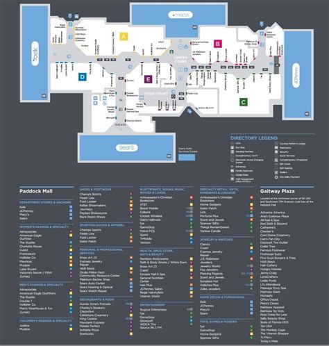 Paddock Mall Shopping Plan in Ocala, Florida