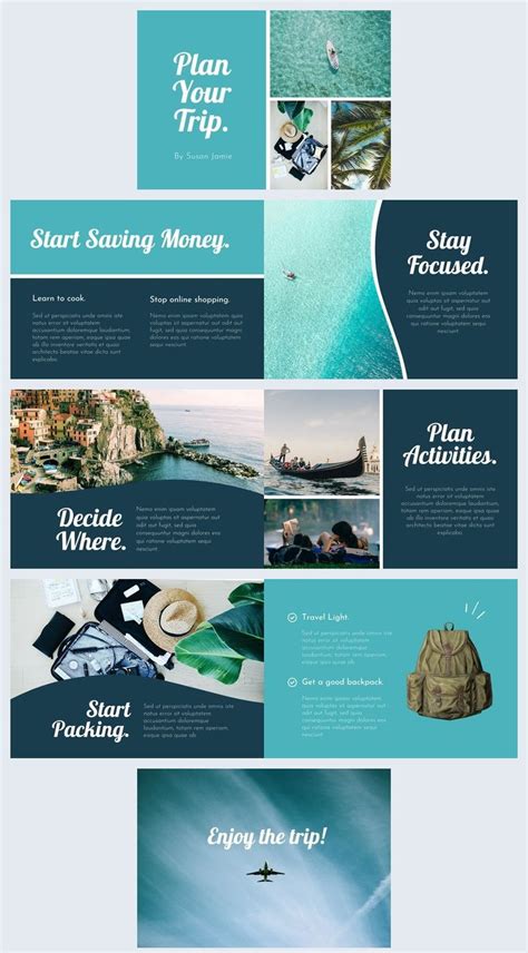 Modern Travel Guide Template | Travel guide design, Travel brochure ...