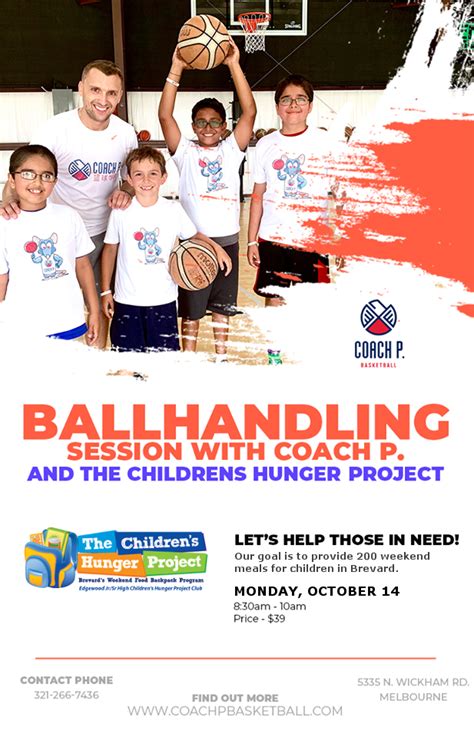 Coach P Basketball Clinic - The Childrens Hunger Project