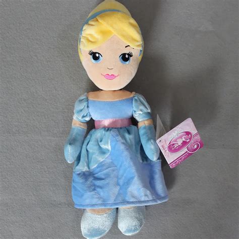 1pcs cute Princess Doll Cinderella Plush Toy Stuffed Doll Soft Baby Toy ...