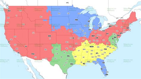 NFL Coverage Map Week 1: TV Schedule for FOX, CBS Broadcasts