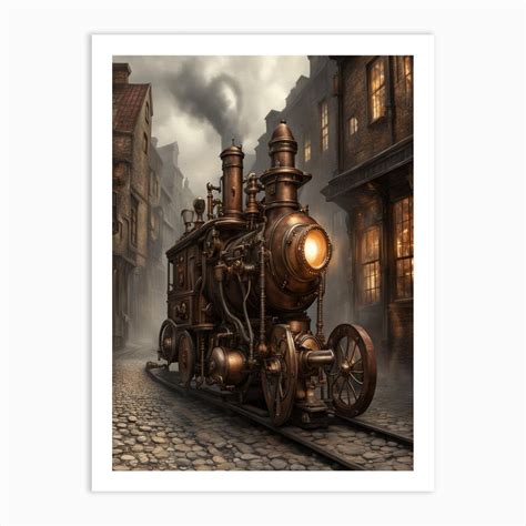 Locomotive Print Art Print by Lynxies - Fy