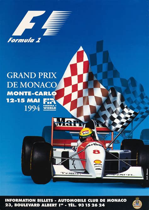 "Formula 1, Grand Prix de Monaco", ANONYME, 1994 | Monaco grand prix ...