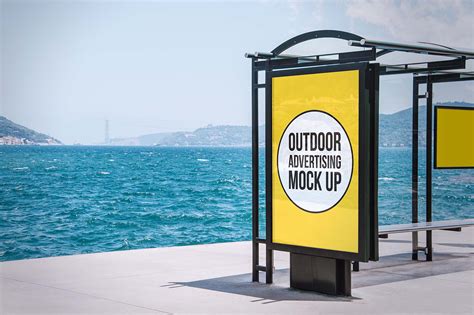 Free Outdoor Advertising Mockups (PSD)