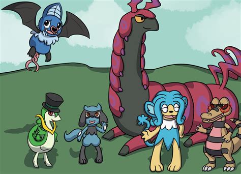 Pokemon Team by Toxicmongoose on DeviantArt