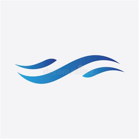 Water Wave Vector Illustration Design Logo Stock Illustrations – 97,575 ...