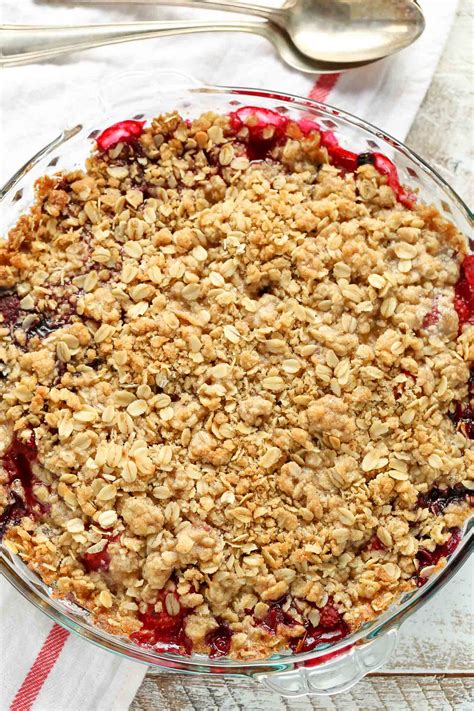 Mixed Berry Crisp - Live Well Bake Often