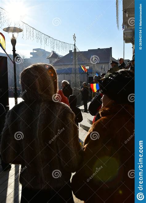 Parade and Promenade on the National Day of Romania Editorial Stock ...