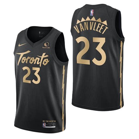 2020 Season Raptors #23 Fred VanVleet Sun Life Patch Black Jersey – City Edition – Ctjersey.store